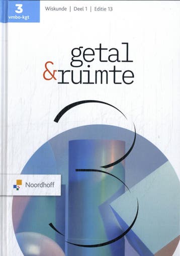 vmbo-kgt 3 deel 1 / Getal & Ruimte / leerboek 9789001055448, Verzenden