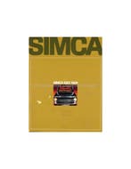 1968 SIMCA 1301 / 1501 BROCHURE NEDERLANDS, Ophalen of Verzenden