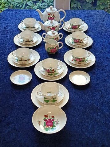 Koffie- en theeservies (15) - Porselein