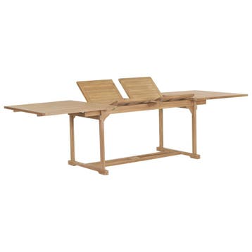 vidaXL Tuintafel verlengbaar 180-280x100x75 cm massief, Jardin & Terrasse, Tables de jardin, Verzenden