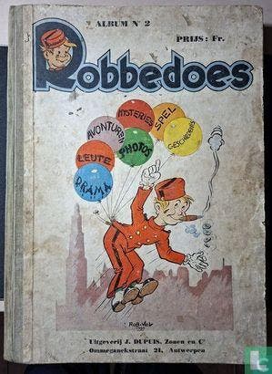 Baard en Kale - Robbedoes album 2 - 1939, Livres, BD, Envoi