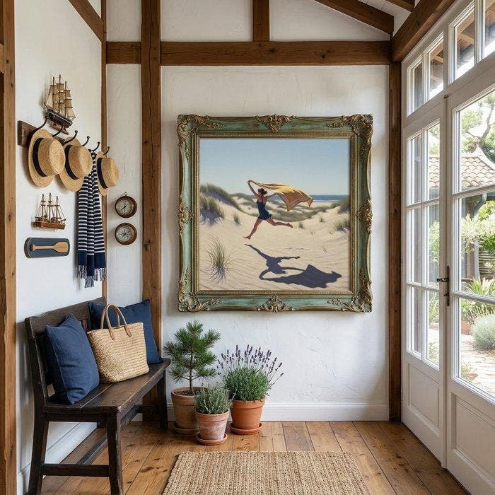 Le Yack - Catching the Ocean Breeze - Hand signed, Antiquités & Art, Art | Objets design