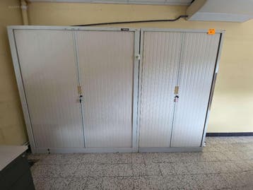 (3x) Hoge rolluikkasten en kast