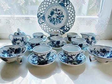 Blue Danube - Koffie- en theeservies - Porselein
