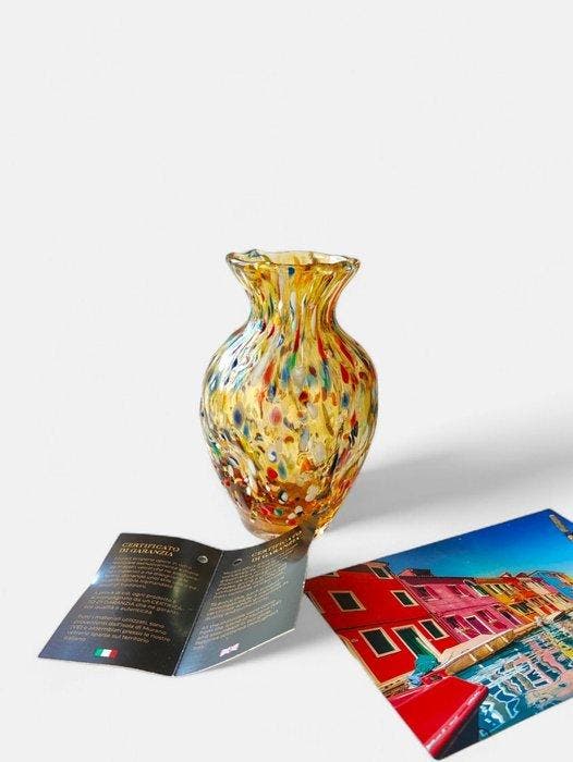 MurArt - Vaas - Glas - Inclusies Decor Regen, Antiek en Kunst, Kunst | Designobjecten