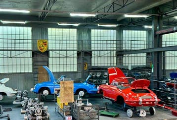 Unique Art - Diorama P O R S C H E 356 B Productie Stuttgart, Nieuw