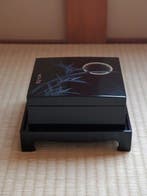 Doos - Kaga maki-e lakendoosenset met bamboe en maan, door