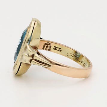 Bague - 8 carats Or jaune, Or blanc, Or rose Spinelle, Nieuw