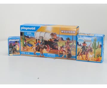 Playmobil Goudtransport met escorte 5248 5251 3814 #9987, Ophalen of Verzenden, Gebruikt