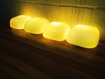 Lampe murale (4) - Verre, Acier