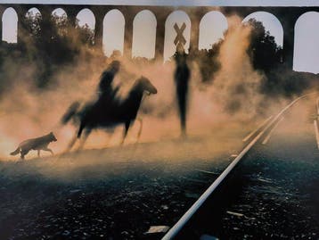 Steve McCurry (1950–) - Man on horseback in front of the