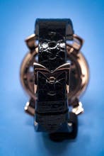 GaGà Milano - Skeleton 48MM Rose Gold Black + FREE GIFT -, Nieuw