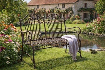 Banc de jardin - Fer