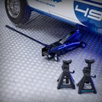 Datona Garagekrik 3 ton + assteunen 3 ton - Datona - Zwart, Ophalen of Verzenden