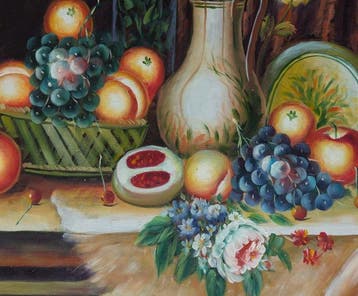 Scuola inglese (XX) - Still life with fruit