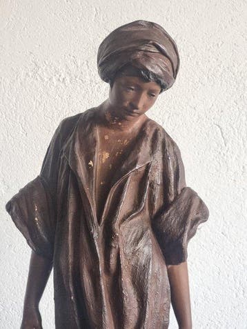 Goldscheider - Joseph Wind - sculptuur, Il portatore dacqua