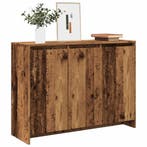 vidaXL Dressoir 102x33x75 cm bewerkt hout oud houtkleurig, Huis en Inrichting, Verzenden, Nieuw