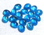 Joli petit lot - Apatite bleu néon Cabochon- 0.84 g - (18), Verzamelen