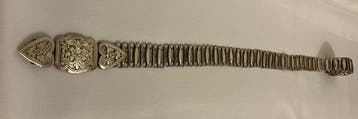 Zilveren riem Khmer kunst - Zilver - khmer - Cambodja -, Antiek en Kunst