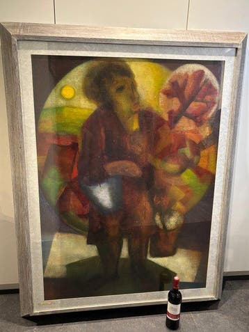 V.Broeck L (XX) After Constant Permeke - Melkdraagster