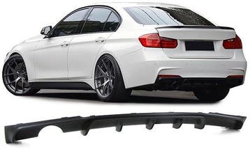 Performance Diffuser Uitlaat Enkel Links BMW F30 F31 B5208, Nieuw, Achter, BMW