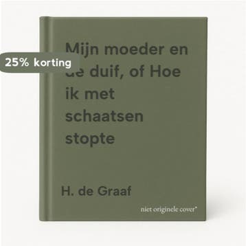 Mijn moeder en de duif, of Hoe ik met schaatsen stopte, Verzenden, Gelezen, H. de Graaf