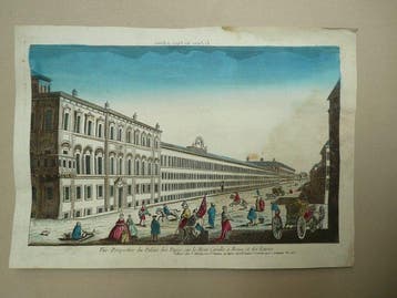 Italië - Rome; Chereau - Vuë Perspective du Palais des Papes, Nieuw