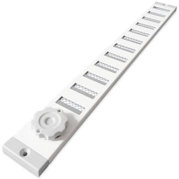 Aluminium afsluitbaar schuifrooster opbouw 500 x 40mm - WIT, Doe-het-zelf en Bouw, Verzenden, Nieuw