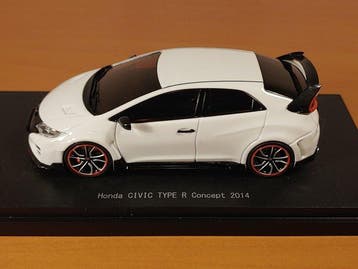 Ebbro 1:43 - Voiture de course miniature - Honda CIVIC TYPE, Nieuw