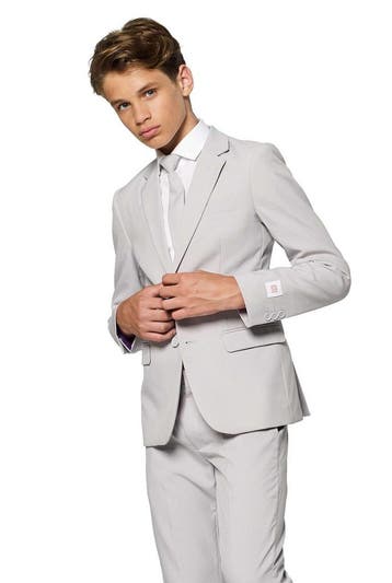Grijs Pak Jongen Tiener OppoSuits, Verzenden, Nieuw
