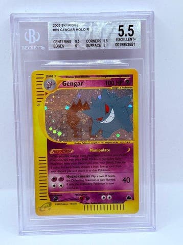 Pokémon - 1 Graded card - Gengar #H9 Foil - Beckett 5.5 -, Nieuw
