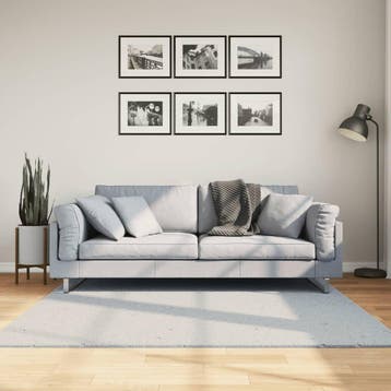 vidaXL Vloerkleed HUARTE laagpolig zacht wasbaar 160x160 cm, Verzenden