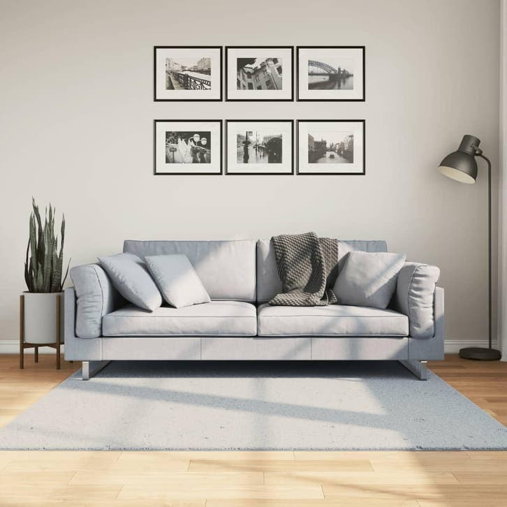 vidaXL Vloerkleed HUARTE laagpolig zacht wasbaar 160x160 cm, Maison & Meubles, Ameublement | Tapis & Moquettes, Envoi