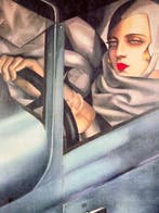 Tamara de Lempicka (after) - Autoritratto in Auto
