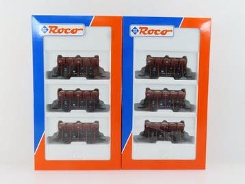 Roco H0 - 44074 - Ensemble de wagons de marchandises pour