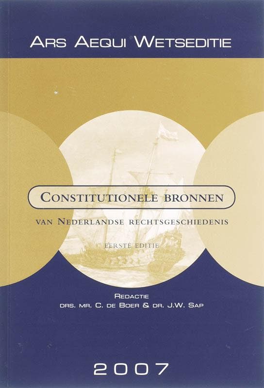 Constitutionele bronnen van Nederlandse rechtsgeschiedenis /, Boeken, Wetenschap, Gelezen, Verzenden