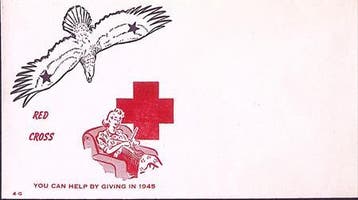 Amerikaanse envelop WWII (lijst optie), Verzenden