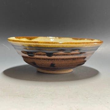 Zeze Ware - Kageroen / Omi Zeze - Chawan - platte theekom /