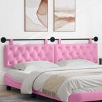 vidaXL Hangend hoofdbord Roze Stof, Huis en Inrichting, Slaapkamer | Bedden, Verzenden, Nieuw