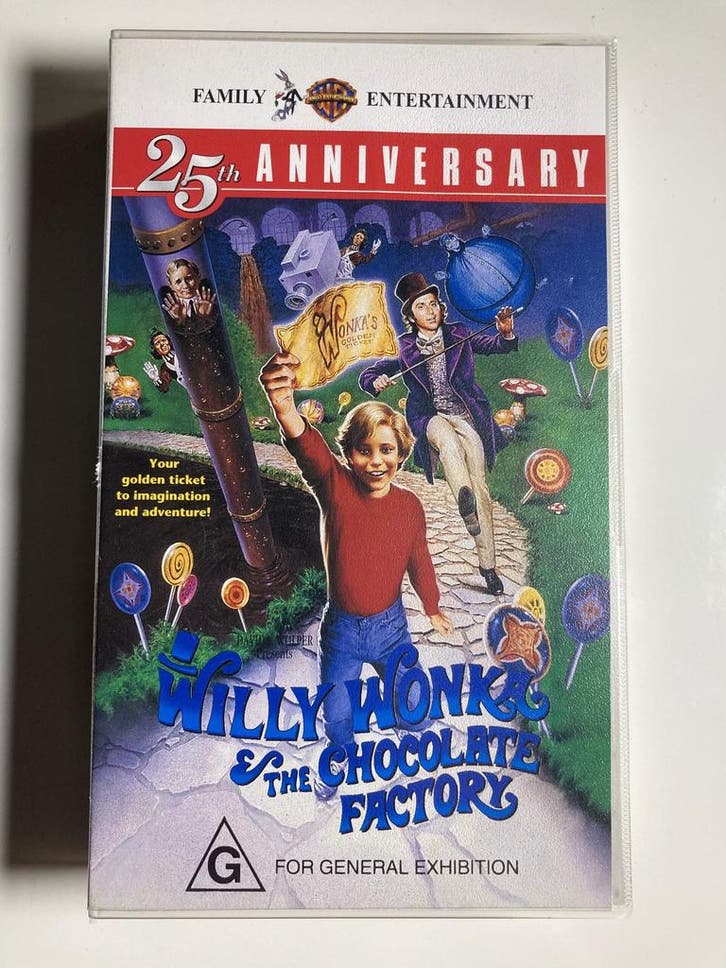 WILLY WONKA & THE CHOCOLATE FACTORY (IMPORT WITHOUT DUTCH, Cd's en Dvd's, VHS | Film, Gebruikt
