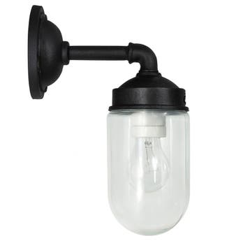 Stal- & Boerderijlampen Ninety Muurlamp Matt Zwart, Verzenden, Nieuw