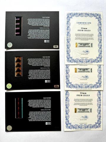 The Fast and the Furious – Rare Set of 3 Mounted 35mm Film