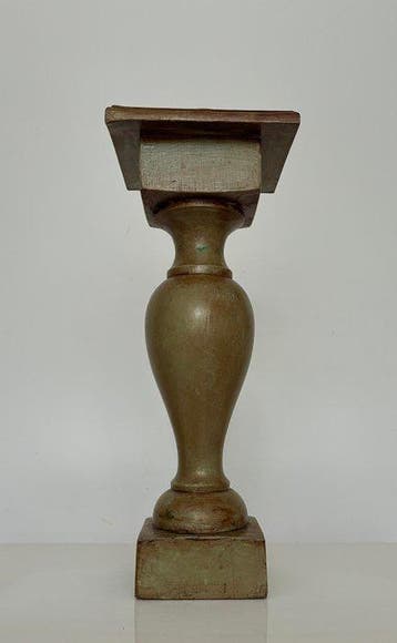 Plantentafel - Eik - Piëdestal zuil torchère, Antiquités & Art