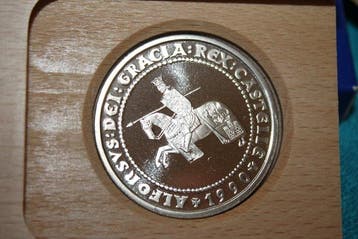 Espagne. 5 ECU 1990 (Sans prix de réserve)