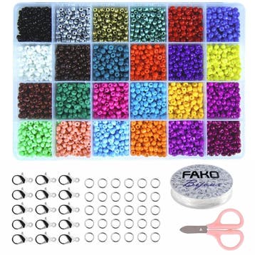 Fako Bijoux - DIY Kralen Set - Glas Zaad Kralen - Sieraden, Verzenden, Nieuw