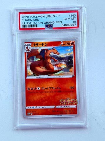 Pokémon - 1 Graded card - Dracaufeu #143 Carte promo, Carte