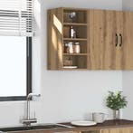 vidaXL Bovenkast Riga 30x29,5x60 cm bewerkt hout artisanaal, Huis en Inrichting, Verzenden, Nieuw