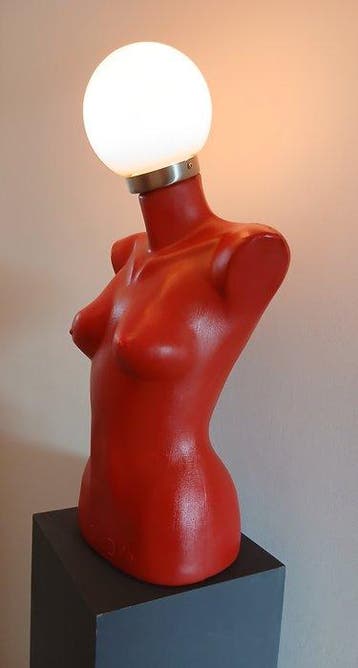 Mannequin - Mannequin lamp - Opaline glas