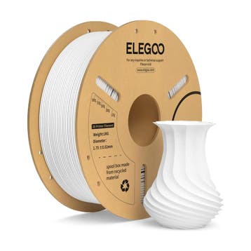 ELEGOO PLA+ filament 1,75 mm wit 1 kg (Printers en hardware), Ophalen of Verzenden, Nieuw