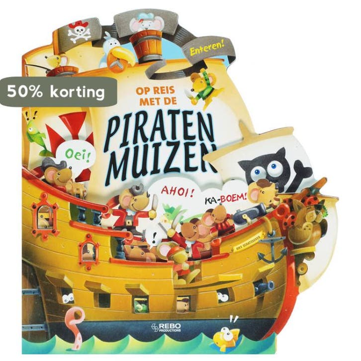 Op reis met de piratenmuizen 9789036621175, Livres, Livres pour enfants | 0 an et plus, Envoi